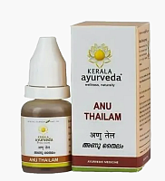 Ану Тайлам масло (Anu Thailam) 10мл., Кeralа Ayurveda